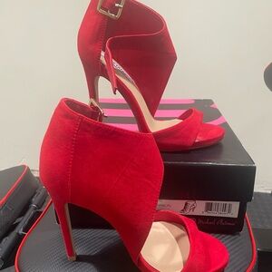 Michael Antonio Vibrant Red Heels